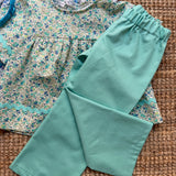 Pantalone Sandra LAB verde acqua