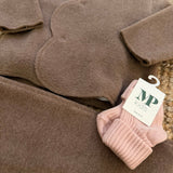 Completo incrociatino in micro pile tortora La Mascot 561002312 562101312