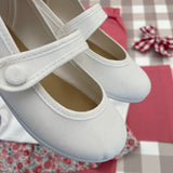 Scarpe ballerine bianco art 17301