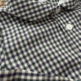 Camicia quadro latte blu e verde 7300 49 Pepecè