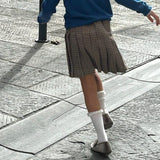 Gonna kilt pied de poule Mariella Ferrari GNE5