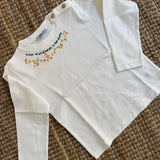 T-shirt LAB ricamo natalizio