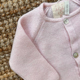 Cardigan microlink misto cashmere rosa Malvi F25N141GFLL