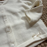 Cardigan girocollo burro DK83