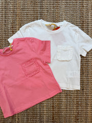 T-shirt cropped bianco Compania Fantastica 11403