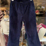 Pantalone zampetta LAB Laila in velluto a coste blu