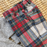 Pantalone tartan base grigio FCCB204PNRR