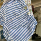Bloomers LAB coulotte in cotone righe azzurro e bianco