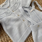 Completo newborn spezzato azzurro cielo DK121 DK119 DrKid