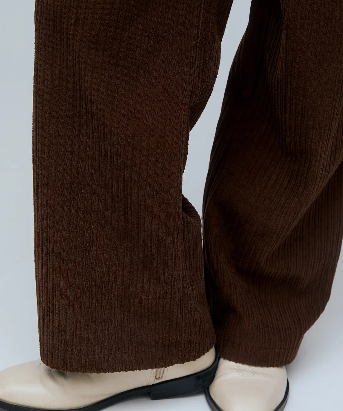 Pantalone palazzo velluto a coste marrone 11463 Compania Fantastica