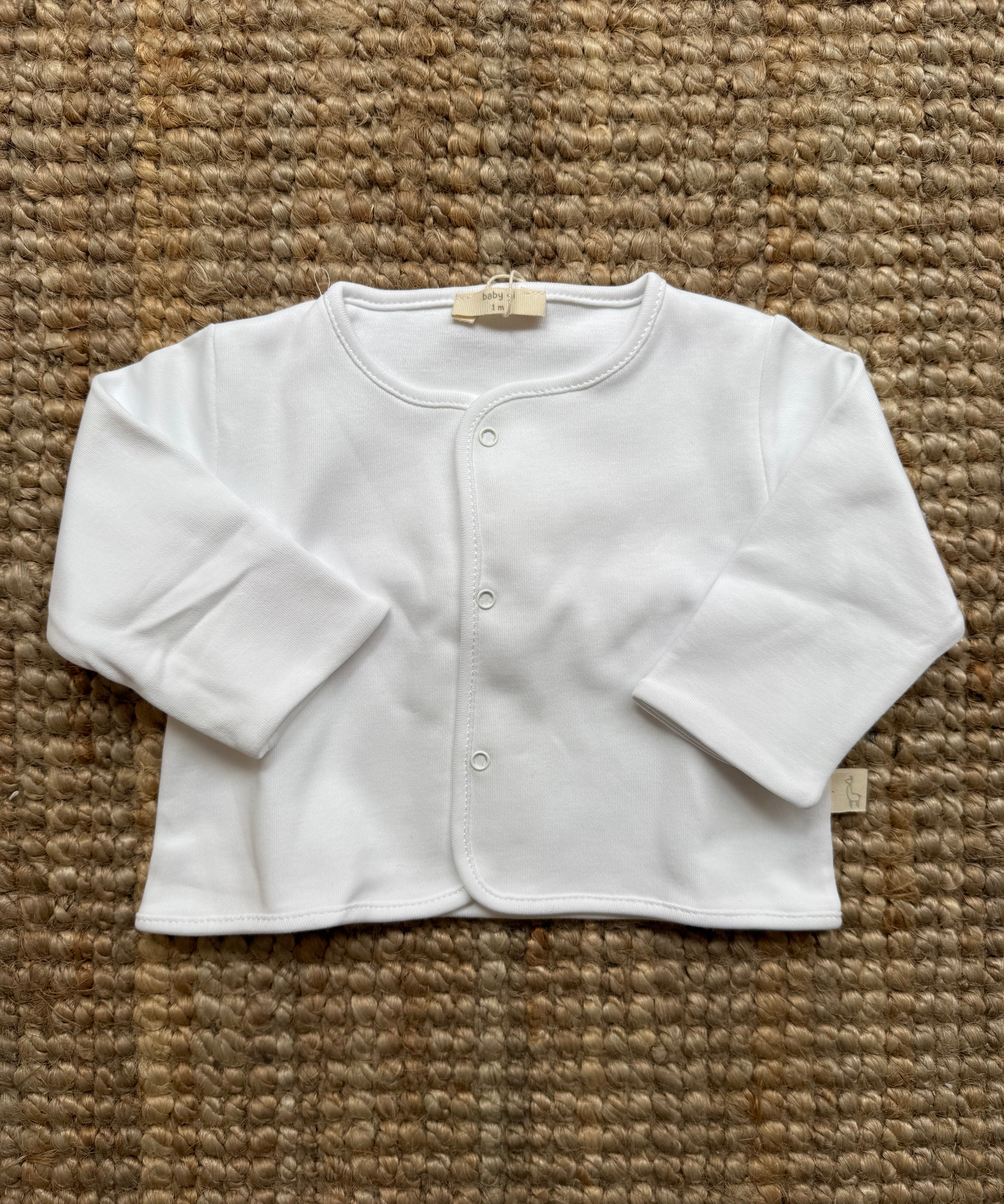 Giacchino cardigan bianco BG83M Baby Gi
