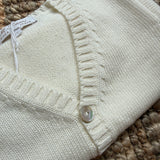Cardigan latte scollo V Mariella Ferrari MAM11
