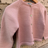 Cardigan girocollo rosa Mi Lucero x LA NUVOLA LAB 24064