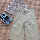 Pantalone palazzo oliva Time to Bloom 133404
