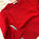 Maglioncino girocollo basic rosso Dr Kid DK13