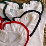 Polo LAB piquet colletto Pierrot profilo blu