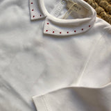 Body colletto ricamato pois BG19B BabyGi