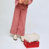 Pantalone Compania Fantastica velluto a costine rosa 11415