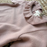 Maglioncino colletto frill rosa Tiny Soul TS744