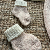 Calzini mélange rosa e burro I Ferrarini 2601/022