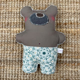 Pupazzo ORSO mis. grande - Tessuti e Vissuti capsule x LANUVOLALAB