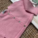 Cardigan scaldacuore rosa Mi Lucero x LA NUVOLA LAB I26093