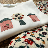T-shirt LAB con patch casette fantasia