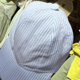 Cappellino con visiera a righe azzurro e bianco La Mascot 55/9003158