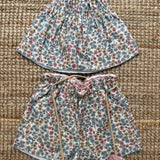 Shorts fiorellini azzurro Time to Bloom 133101