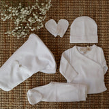 Newborn set nascita completo spezzato ospedale bianco P2517220-1