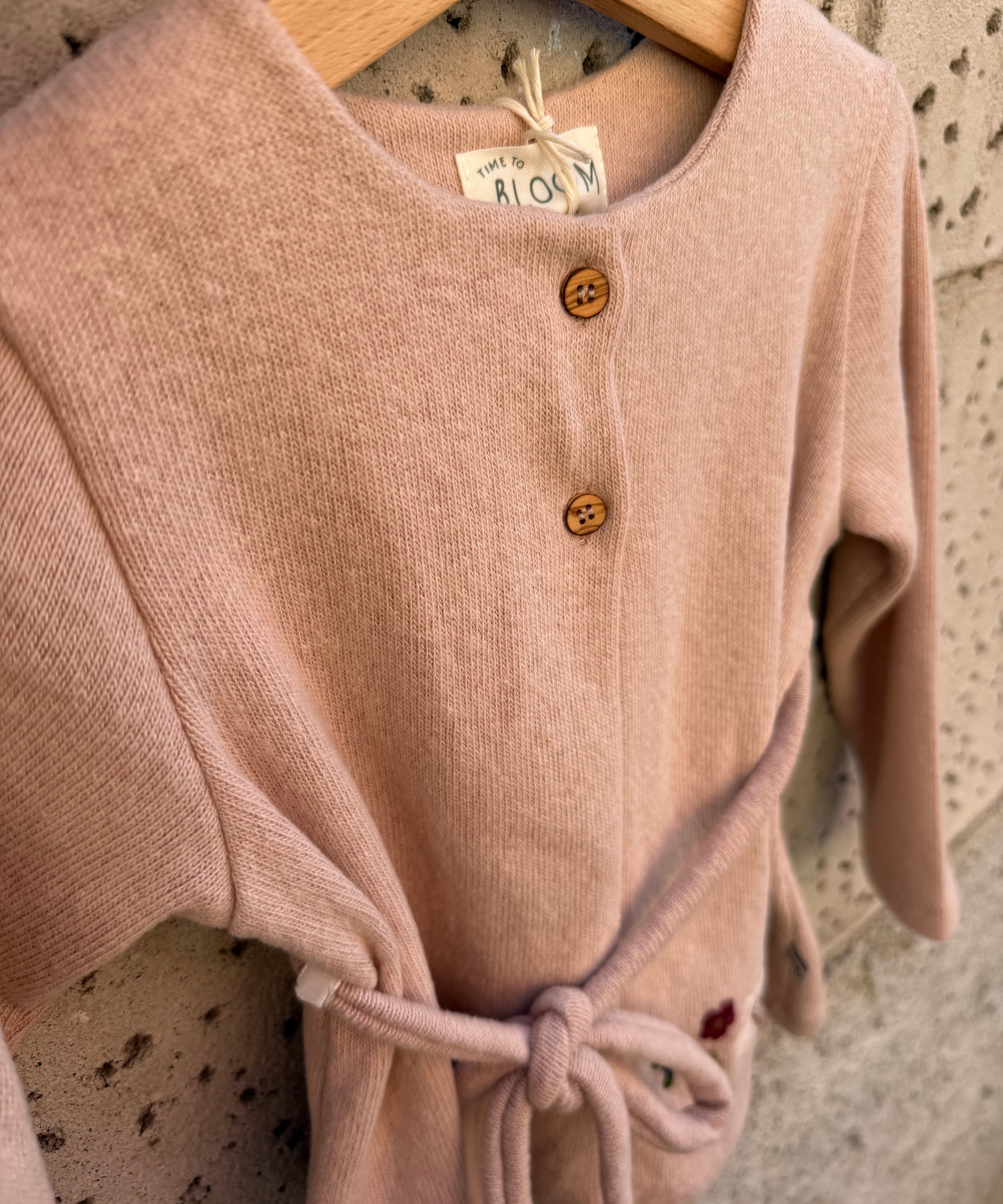 Cardigan ricamato 138317 Time to Bloom