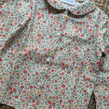 Camicetta fiorellini multicolor collo tondo 7320 74 Pepecè