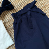 Gonna velluto blu millerighe Malvi FCCM047GNVN