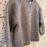 Cardigan girocollo talpa con costurini Mi Lucero x LA NUVOLA LAB 26269
