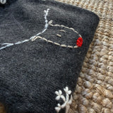 Maglioncino LAB con ricamo RENNA