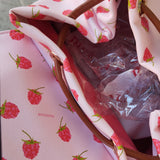 Zaino rosa con lamponi Naj-Oleari