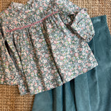 Camicetta fiorellini ricamo smock Mariella Ferrari CM928BISML