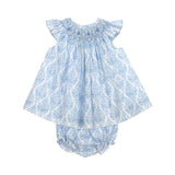 Abito con bloomers Hiedra fantasia fiorellini con ricamo smock Tartaleta B8024