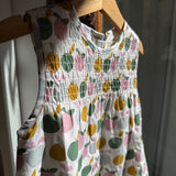 Abito ricamo smock frutta Pigeon 26SLES