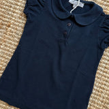 Polo con colletto rotondo blu Mariella Ferrari CAI9