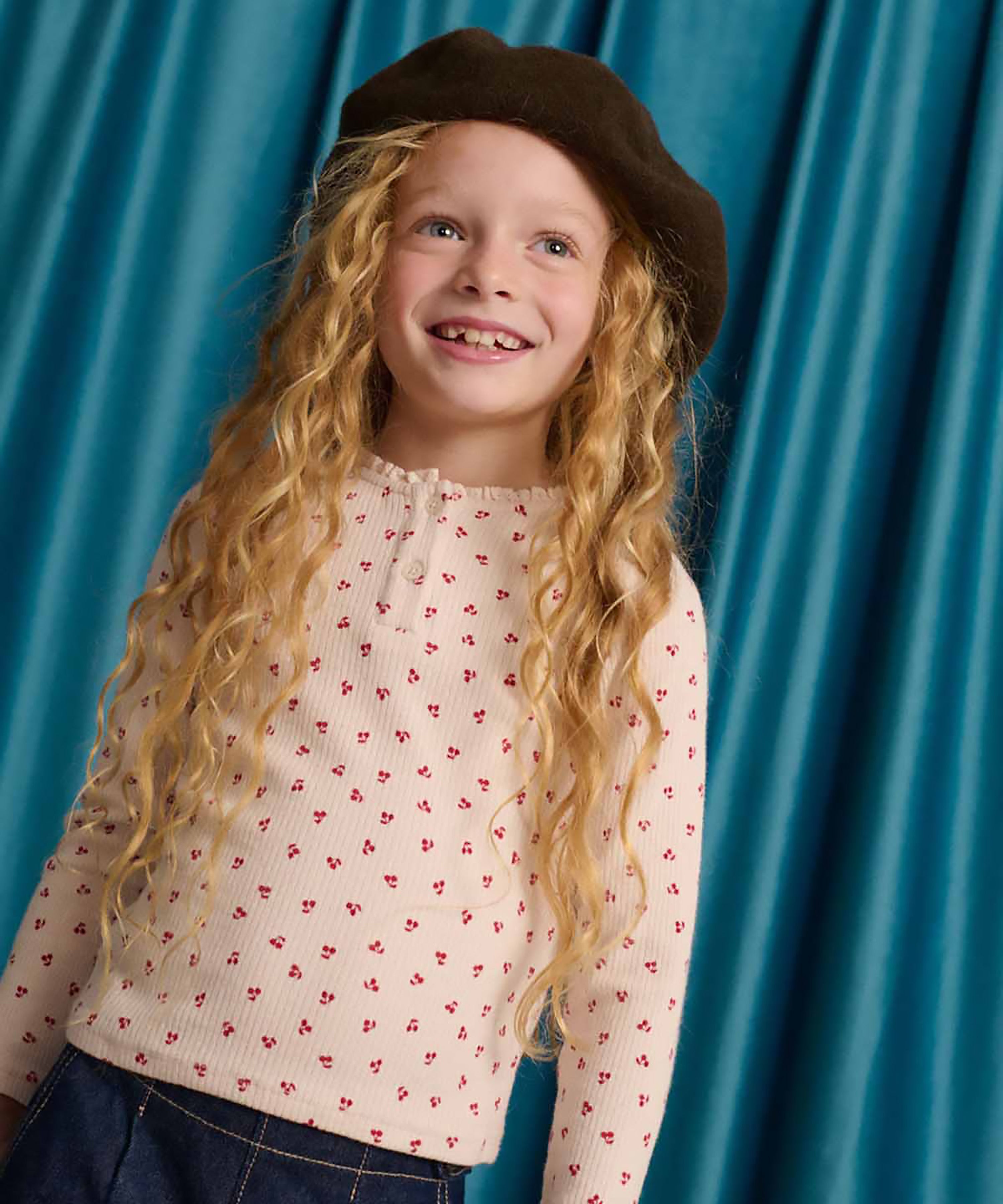 T-shirt cannetè ciliegie Gingersnaps GTS1204