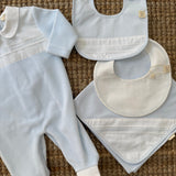 Tutina in ciniglia azzurra con ricami BGP51 BabyGi