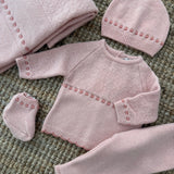 Completo newborn spezzato rosa DK236 DrKid