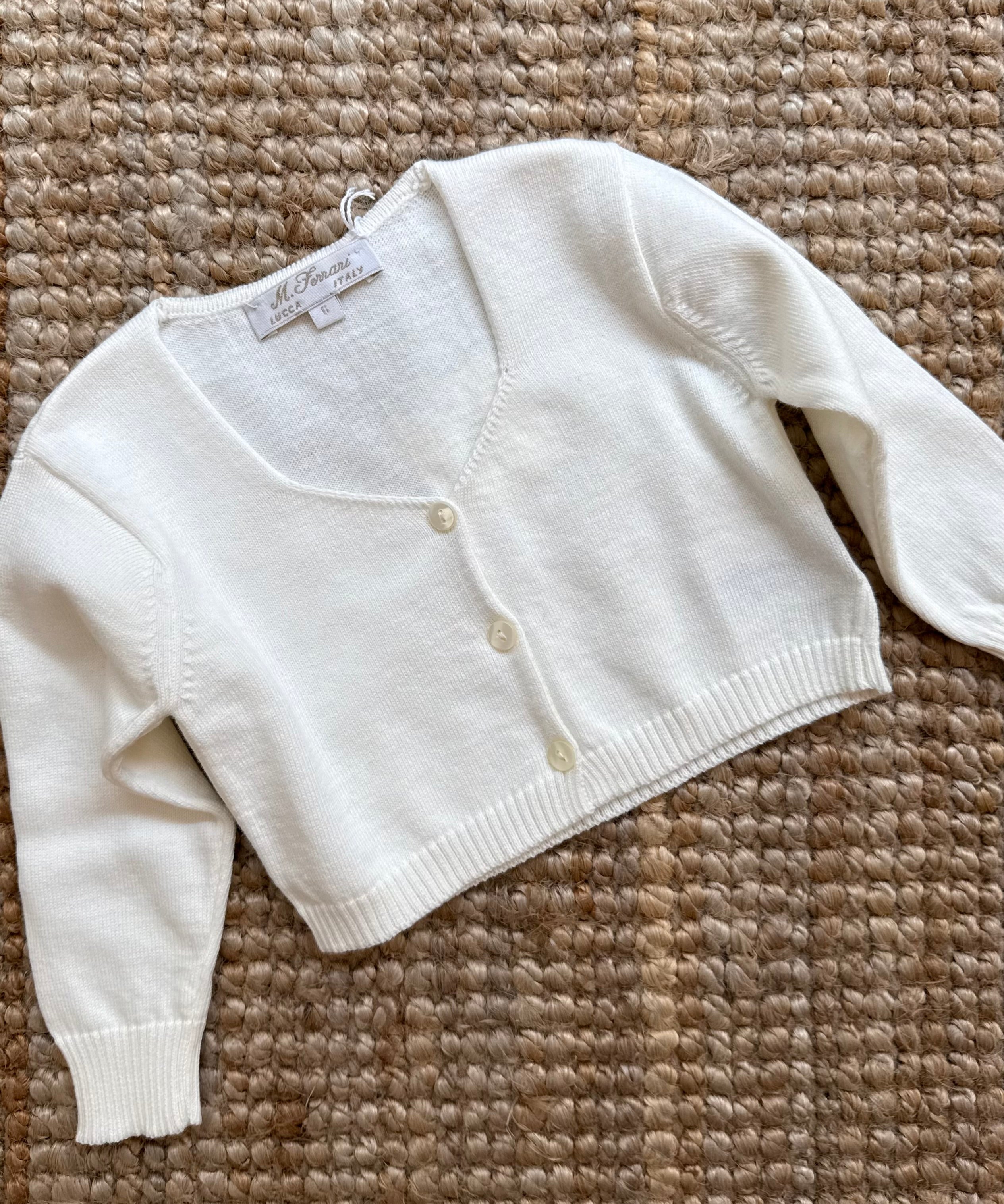 Cardigan scaldacuore burro Mariella Ferrari MAA1
