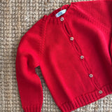 Cardigan rosso Mi Lucero x LA NUVOLA LAB I26107