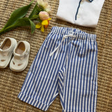 Pantalone rigoni bianco e blu La Mascot 55/2101745