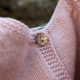 Cardigan girocollo rosa Mi Lucero x LA NUVOLA LAB I25293