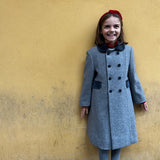 Cappotto in lana grigio I251001