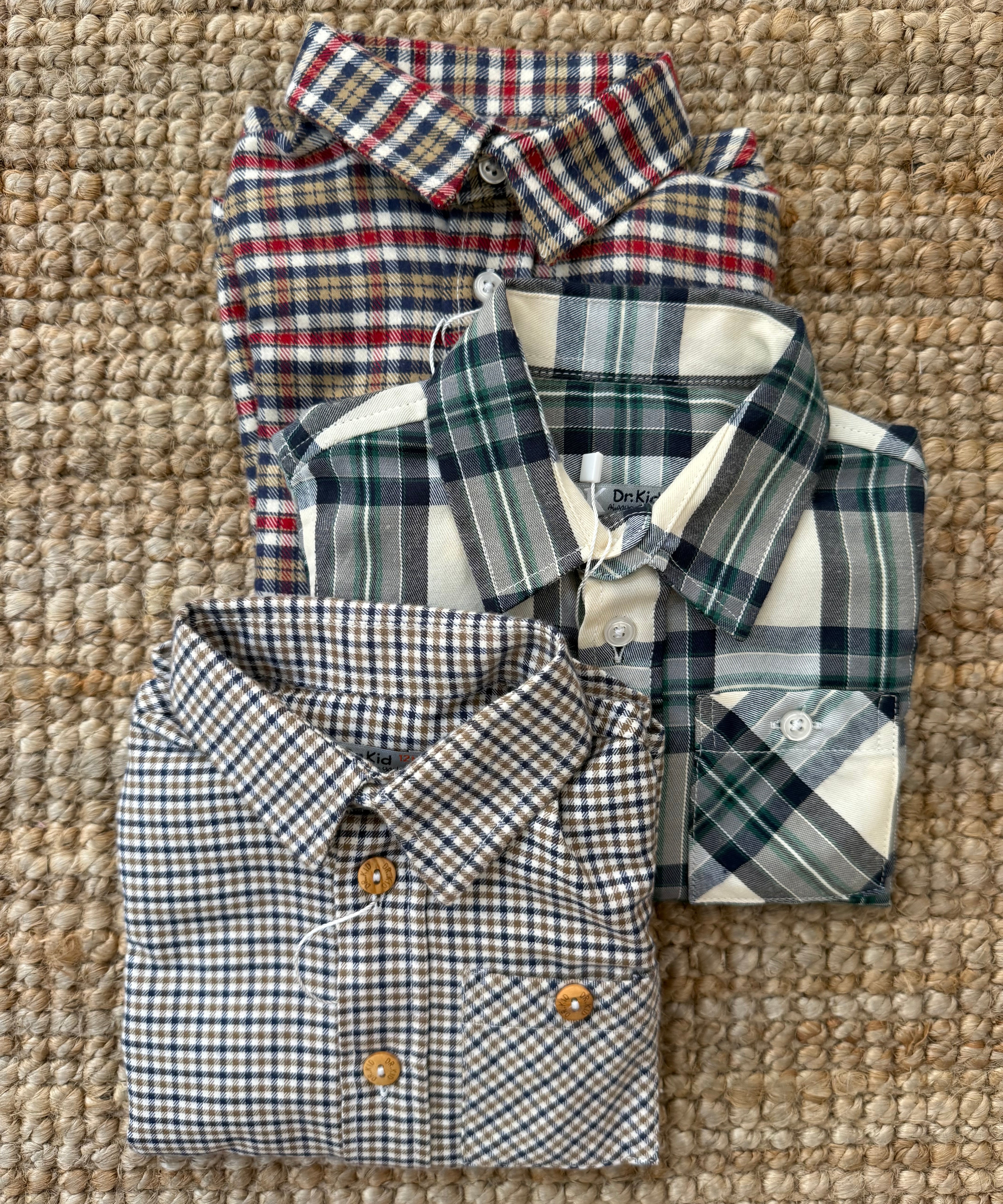 Camicia tartan grande DK512 DrKid