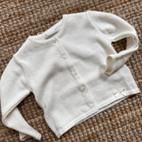 Cardigan girocollo burro DK83
